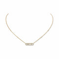 MESSIKA BABY MOVE DIAMOND PAVED NECKLACE
