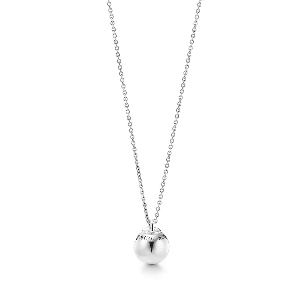 TIFFANY & CO. BALL PENDANT 12.75MM NECKLACE