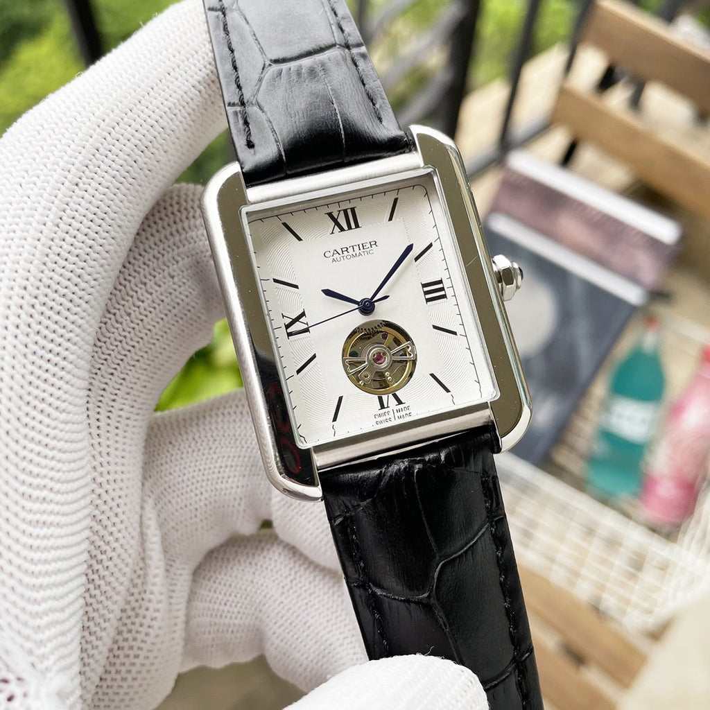 CARTIER TANK SOLO 40MM STEEL CASE TOURBILLON