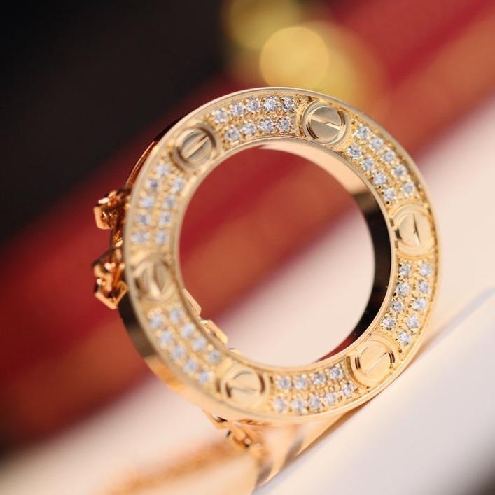 CARTIER LOVE NECKLACE ADJUSTABLE ROSE GOLD