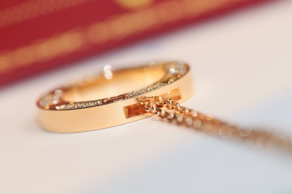 CARTIER LOVE NECKLACE ADJUSTABLE ROSE GOLD