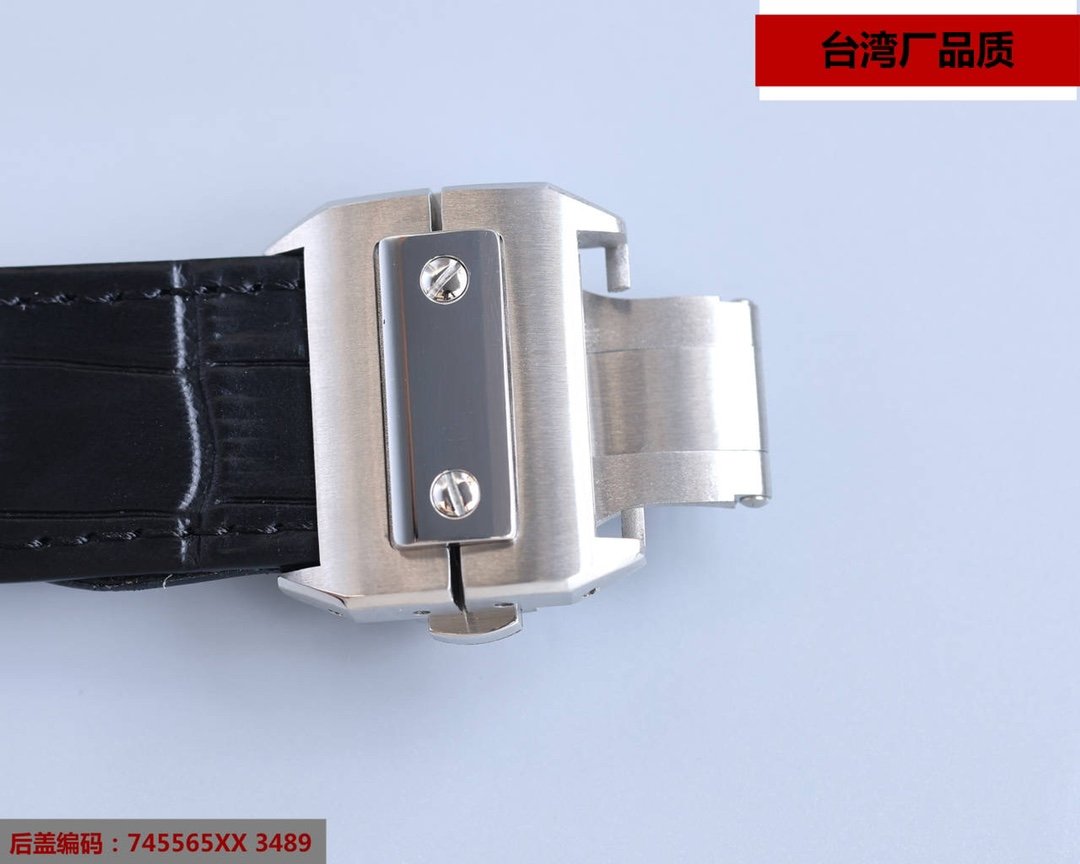 CARTIER SANTOS 100XL 42MM DIAMOND STEEL CASE