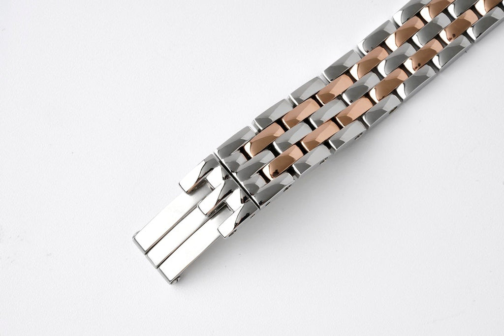 CARTIER PANTHERE DE CARTIE 22MM QUARTZ ROSE GOLD STEEL WHITE DIAL