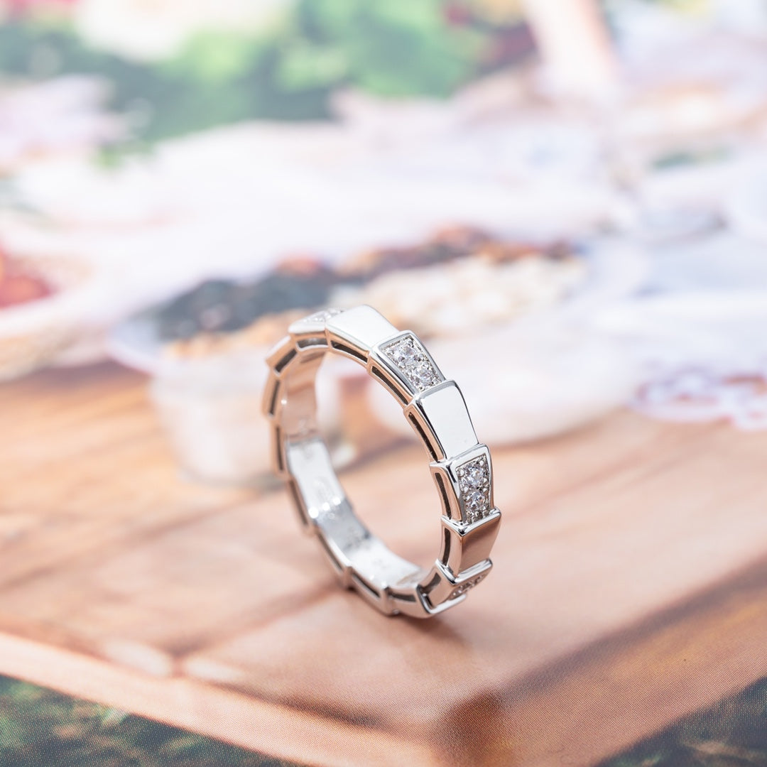 Bvlgari SERPENTI RING SILVER  3MM