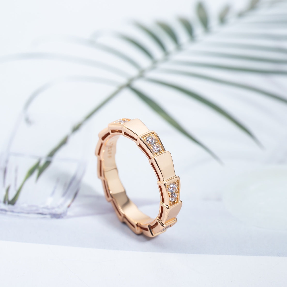 Bvlgari SERPENTI RING PINK GOLD  3MM