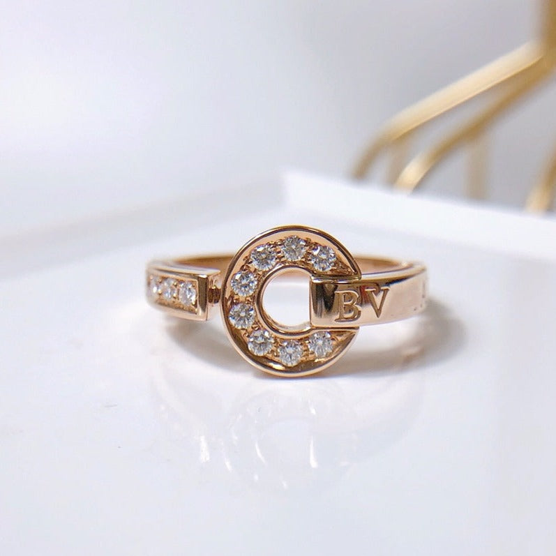 Bvlgari DREAM RING PINK GOLD DIAMOND