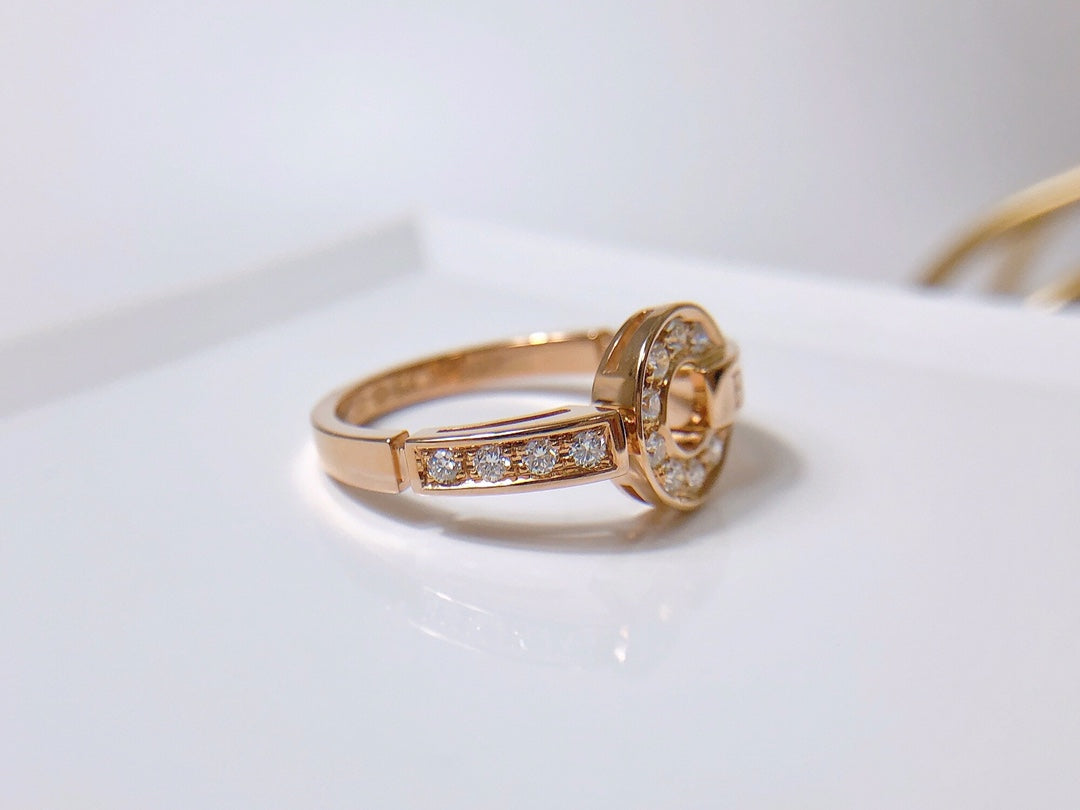 Bvlgari DREAM RING PINK GOLD DIAMOND