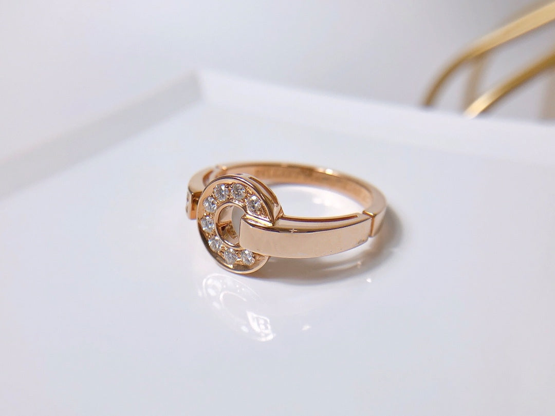Bvlgari DREAM RING PINK GOLD DIAMOND