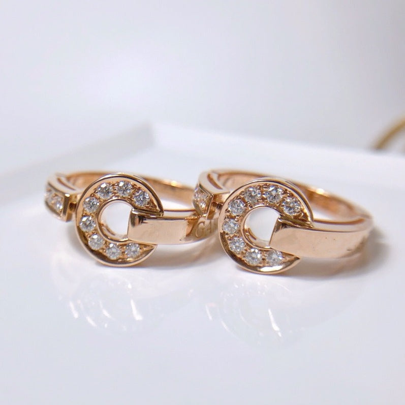 Bvlgari DREAM RING PINK GOLD DIAMOND