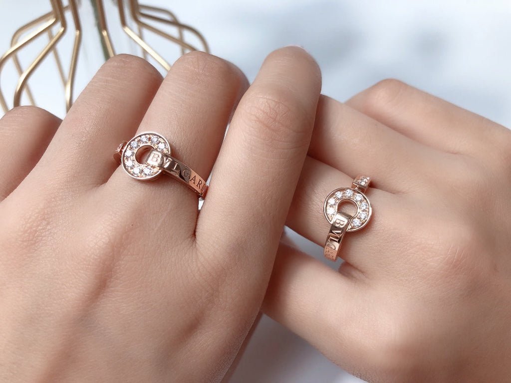 Bvlgari DREAM RING PINK GOLD DIAMOND