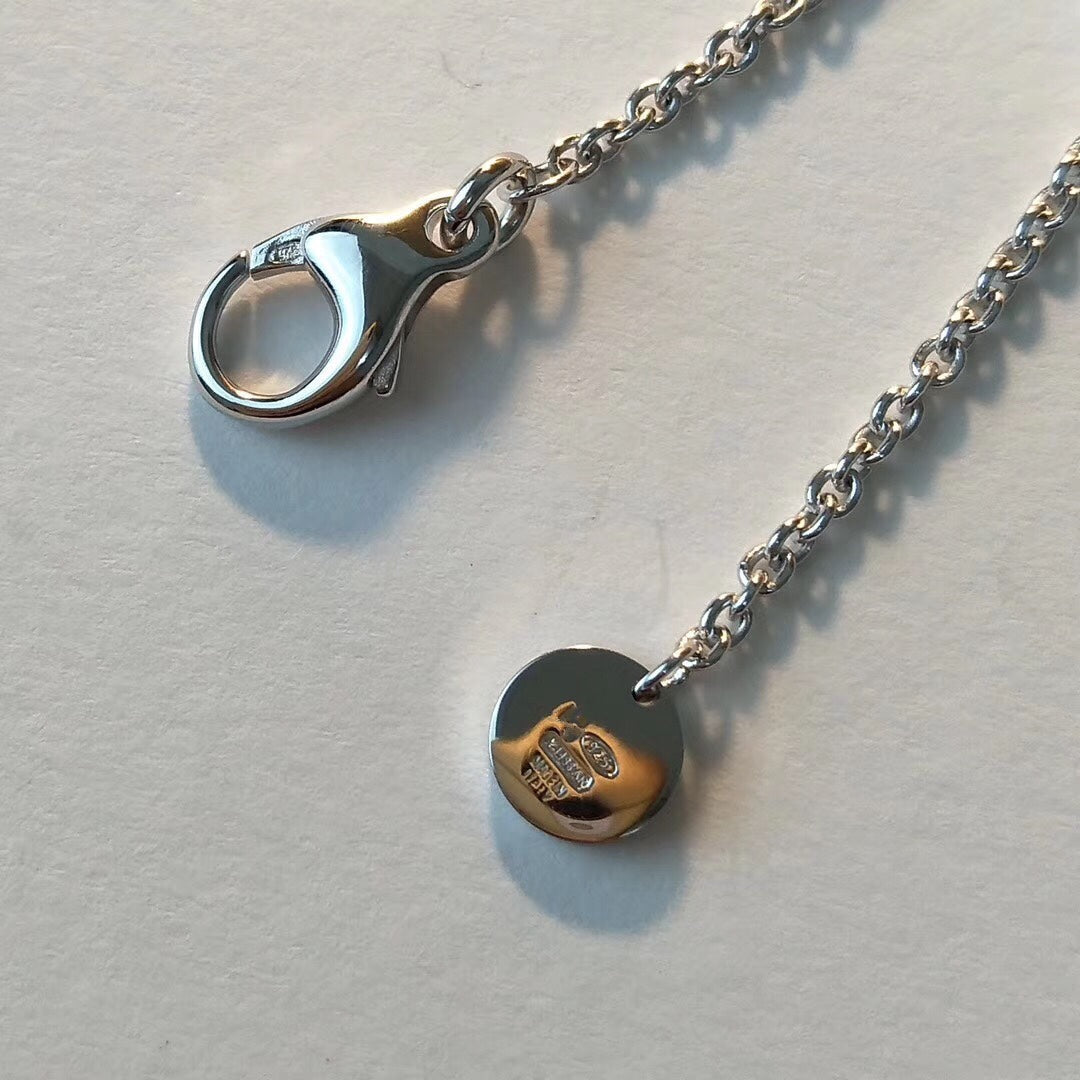 Bvlgari ZERO 1 BLACK CERAMIC SILVER NECKLACE