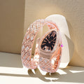 BVLGARI SERPENTI SPIGA 35 PINK GOLD BLACK DIAL