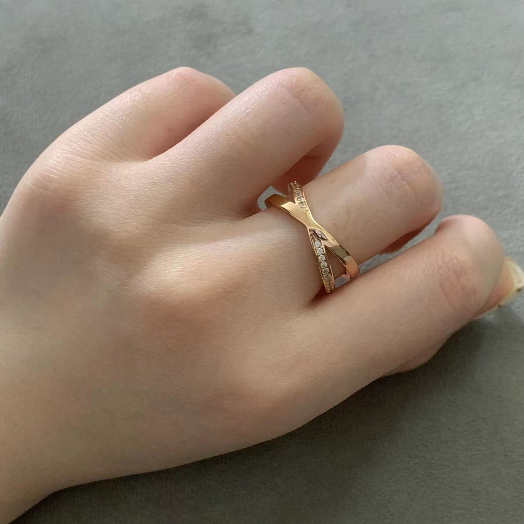 TIFFANY & CO. ATLAS X DIAMOND RING