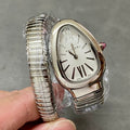 BVLGARI SERPENTI SPIGA SILVER GREY DIAL