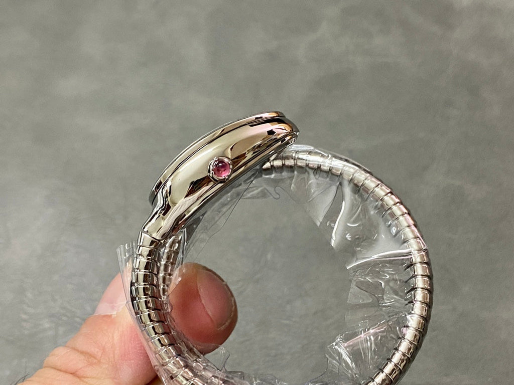 BVLGARI SERPENTI SPIGA SILVER GREY DIAL
