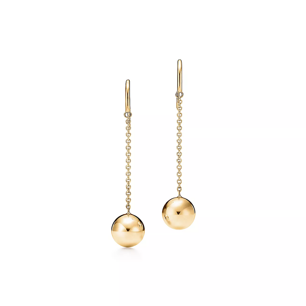 TIFFANY & CO. BALL HOOK EARRINGS
