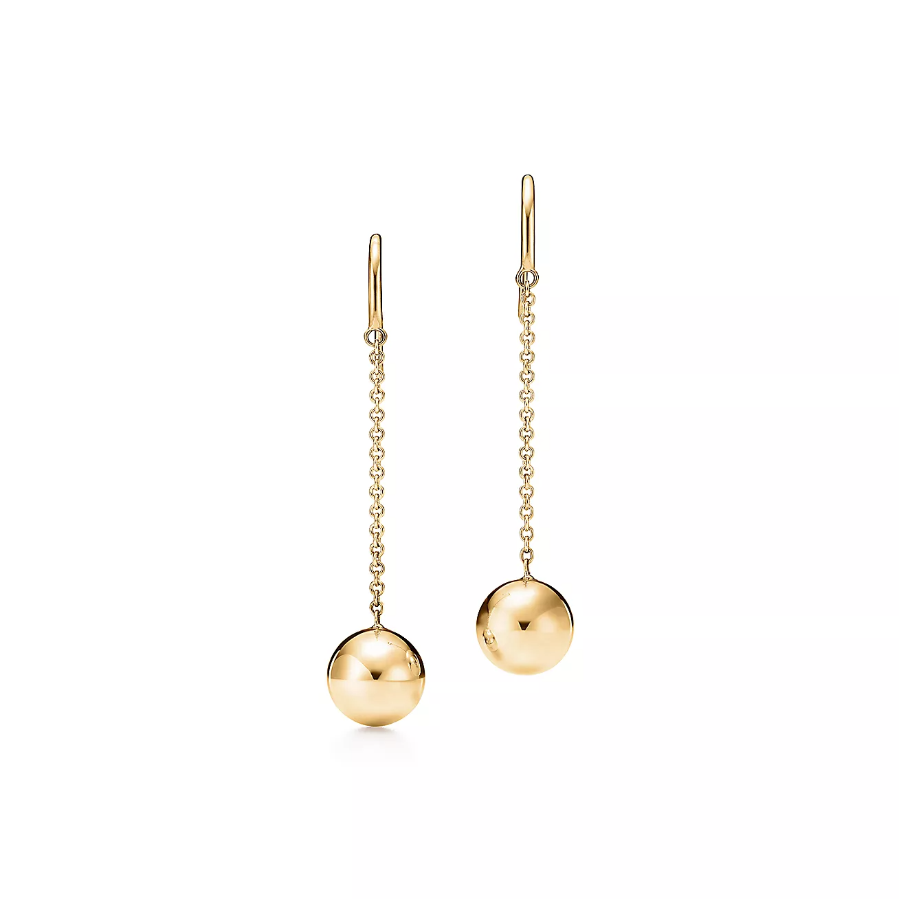 TIFFANY & CO. BALL HOOK EARRINGS
