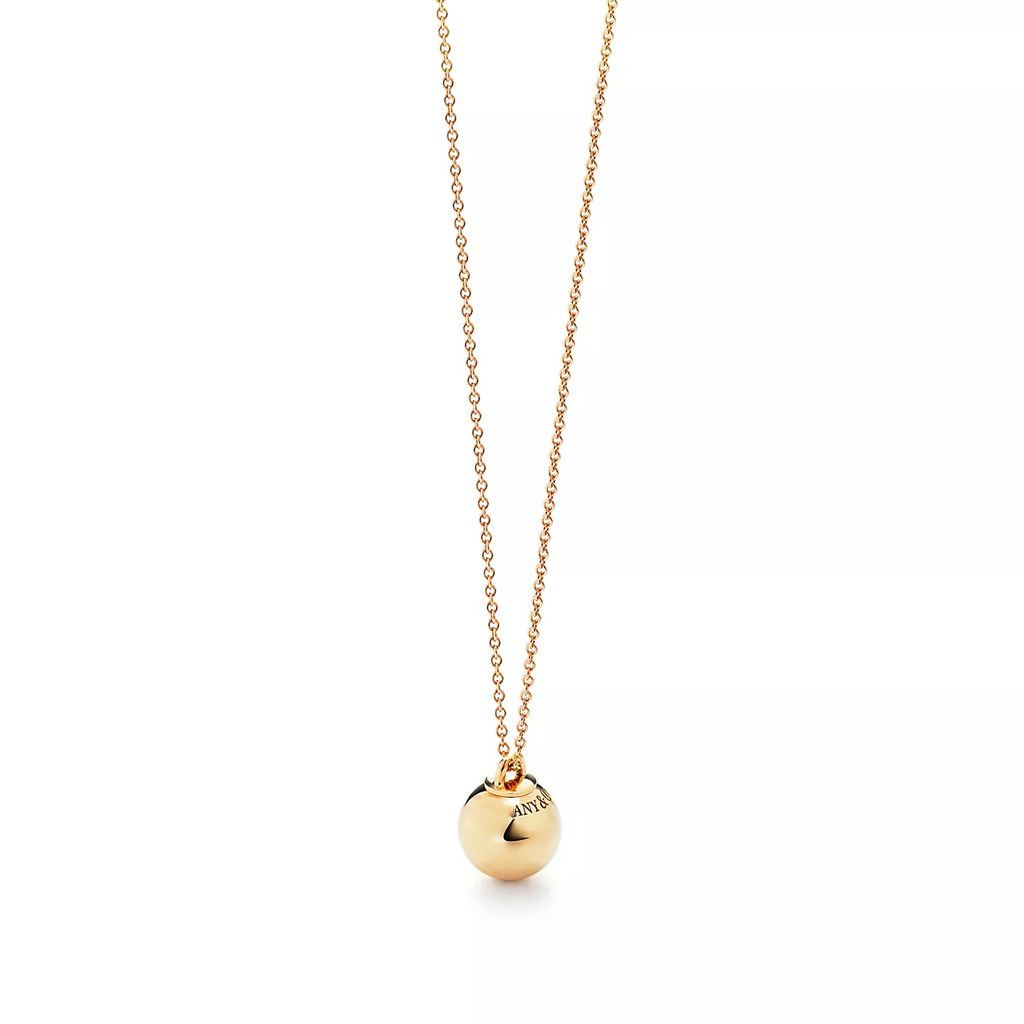 TIFFANY & CO. BALL PENDANT 12.75MM NECKLACE