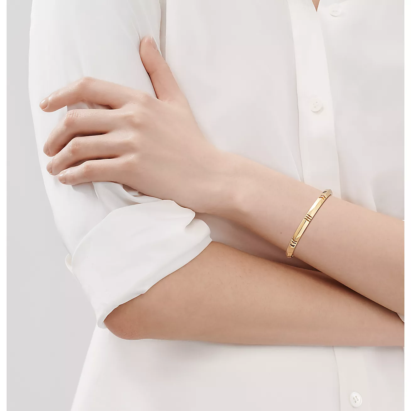 TIFFANY & CO. ATLAS X GOLD BRACELET