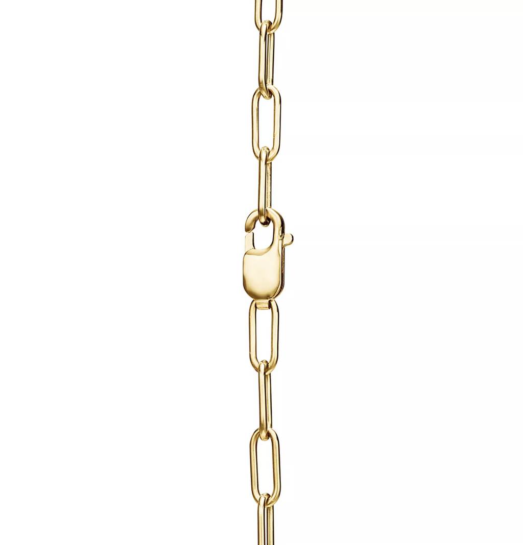TIFFANY & CO. LOCK NECKLACE GOLD