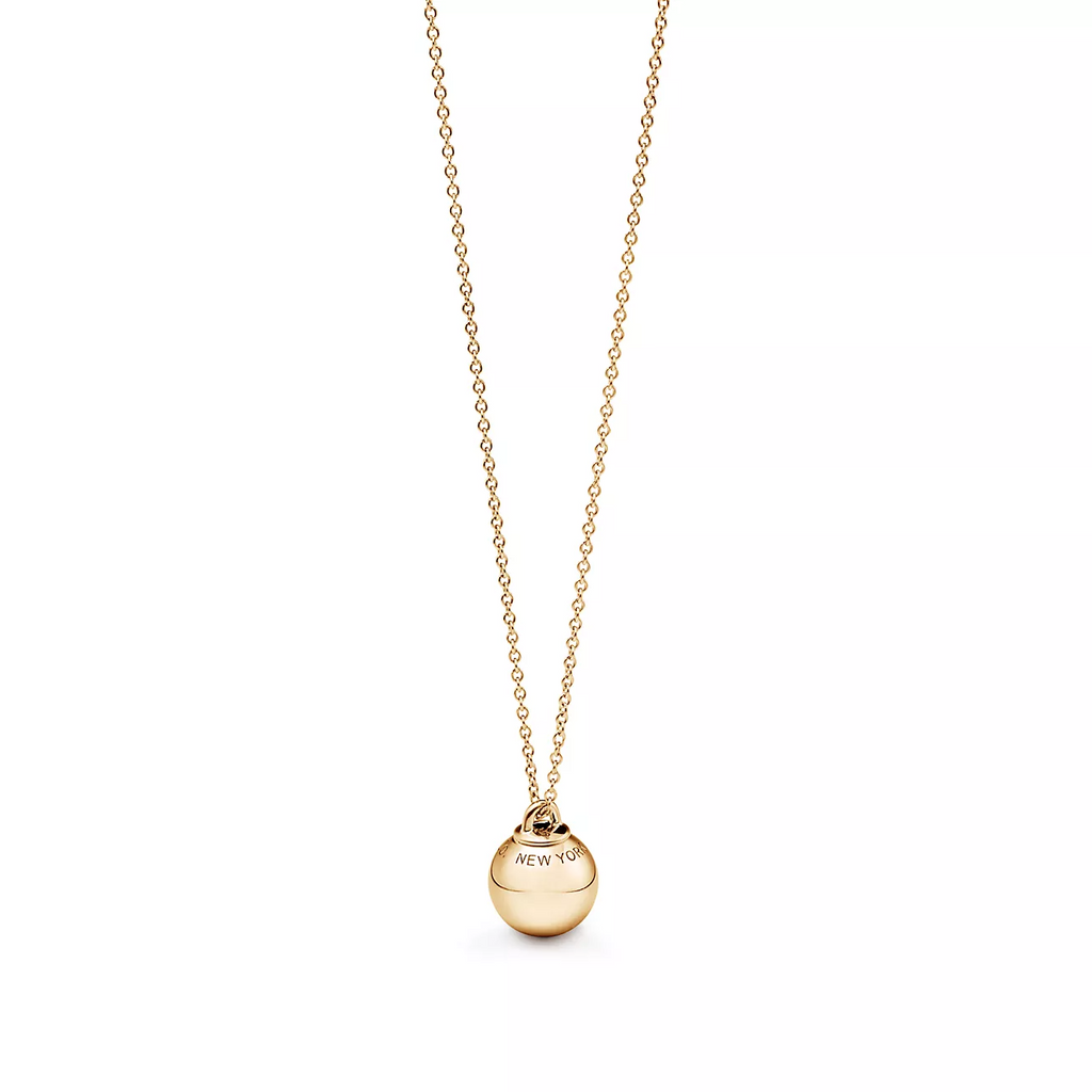 TIFFANY & CO. BALL PENDANT 12.75MM NECKLACE