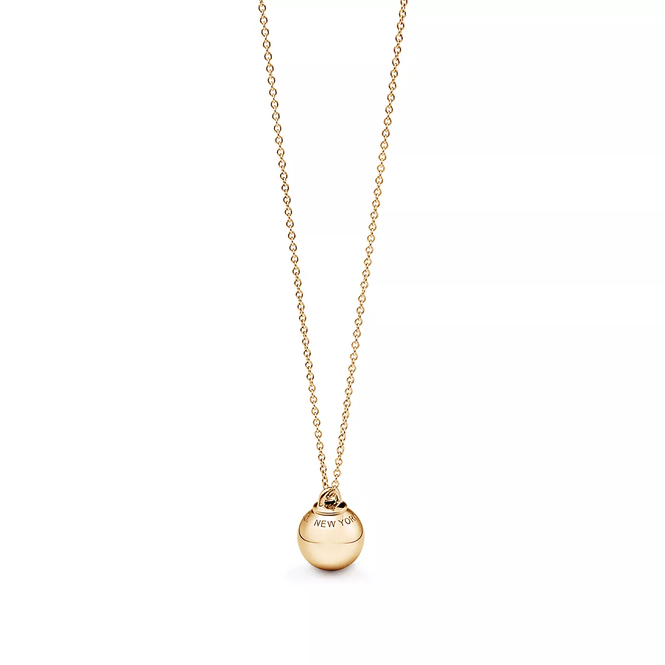 TIFFANY & CO. BALL PENDANT 12.75MM NECKLACE