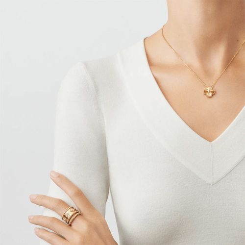 Van Cleef & Arpels CLOVER MEDIUM GOLD NECKLACE