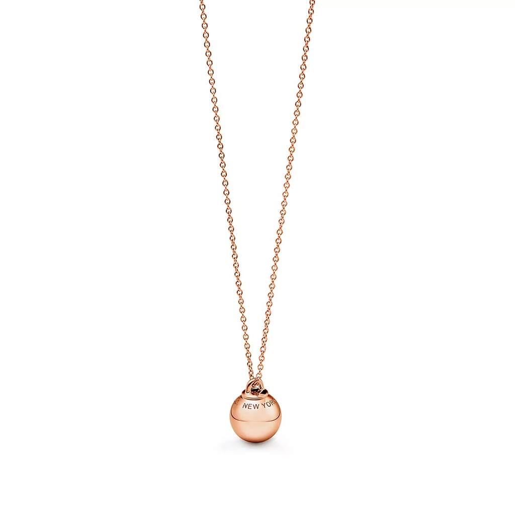 TIFFANY & CO. BALL PENDANT 12.75MM NECKLACE