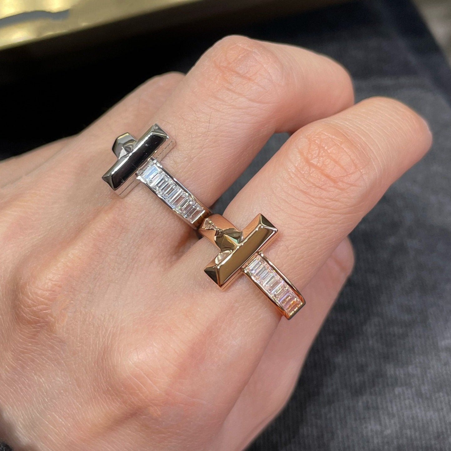 TIFFANY & CO. T1 WIDE 4.5MM DIAMOND RING