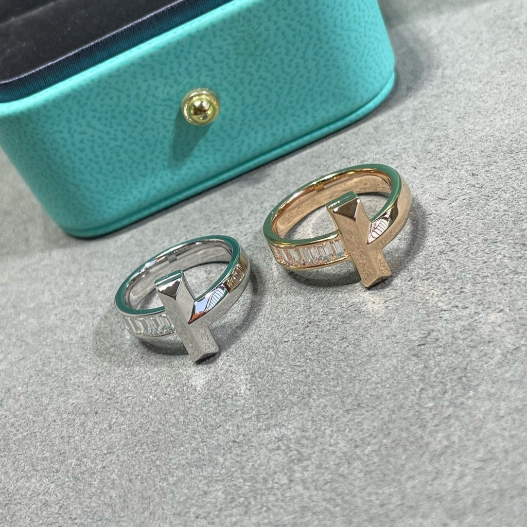 TIFFANY & CO. T1 WIDE 4.5MM DIAMOND RING