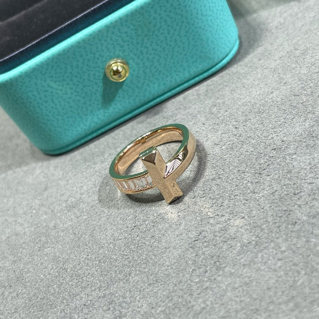 TIFFANY & CO. T1 WIDE 4.5MM DIAMOND RING