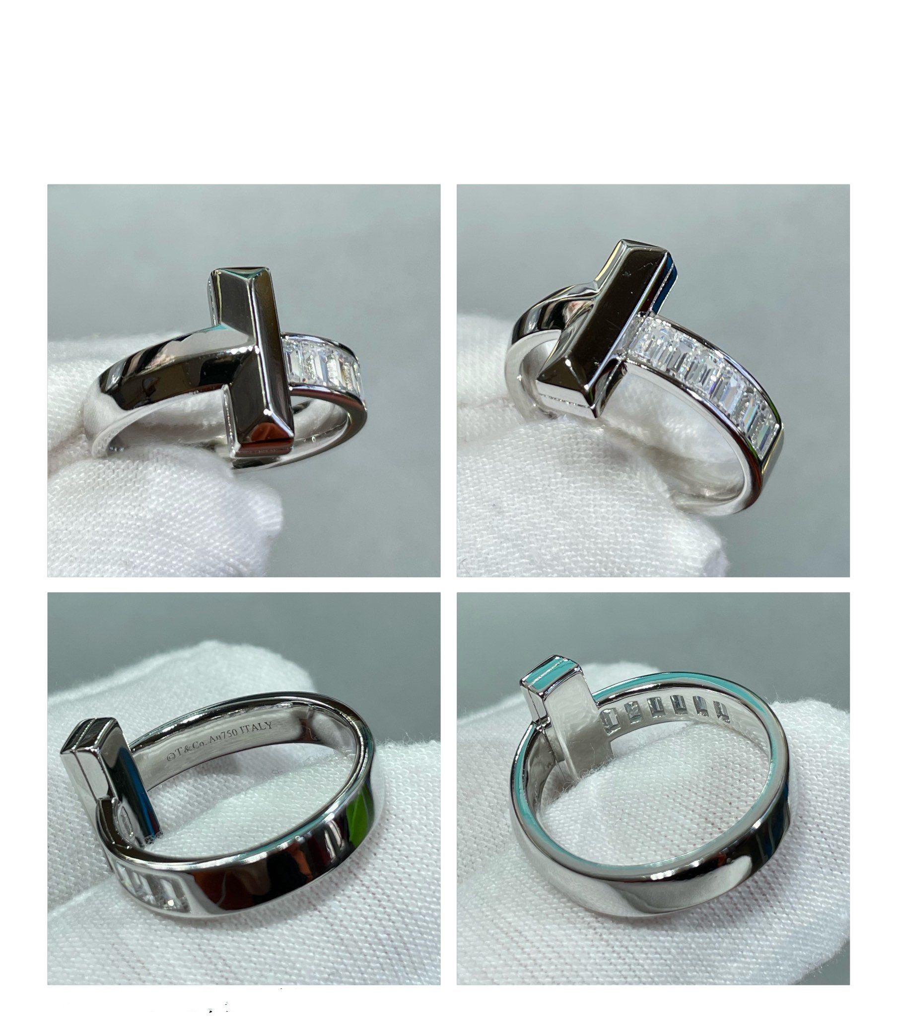 TIFFANY & CO. T1 WIDE 4.5MM DIAMOND RING