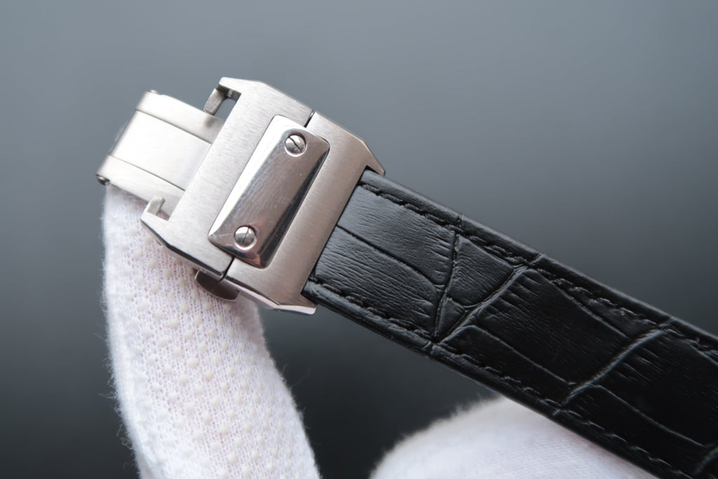 CARTIER SANTOS 100 39MM STEEL CASE WHITE DIAL