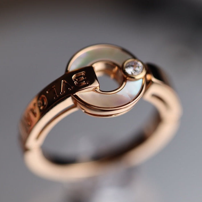 Bvlgari DREAM RING PINK GOLD 1 DIAMOND