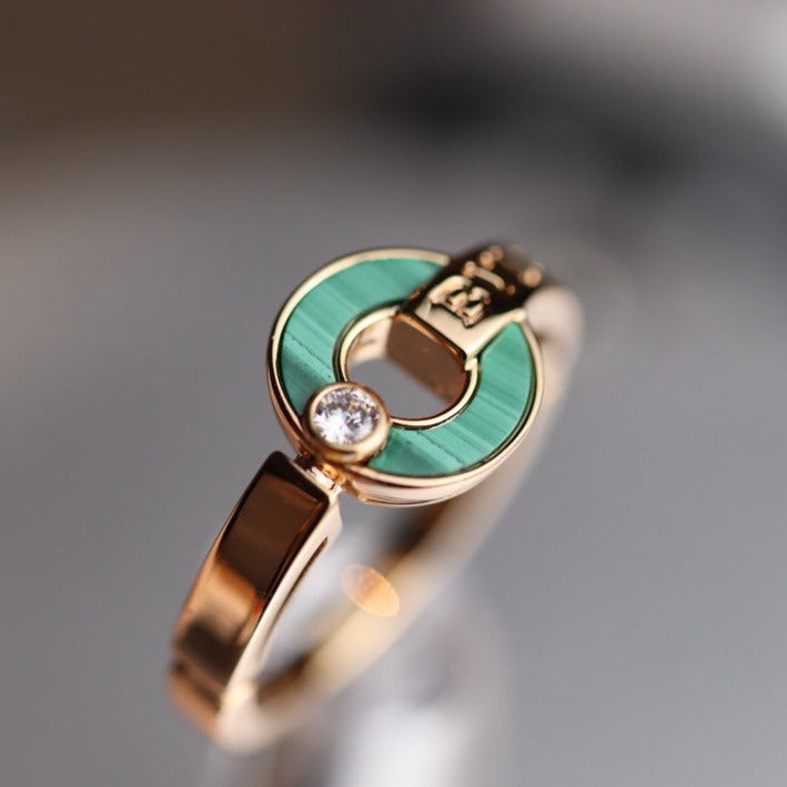Bvlgari DREAM RING PINK GOLD 1 DIAMOND