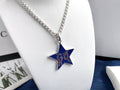 GUCCI GHOST  STAR PENDANT IN MIDNIGHT BLUE