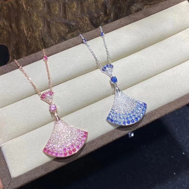 Bvlgari DREAM NECKLACE AGATE SILVER DIAMOND