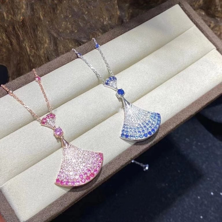 Bvlgari DREAM NECKLACE AGATE SILVER DIAMOND