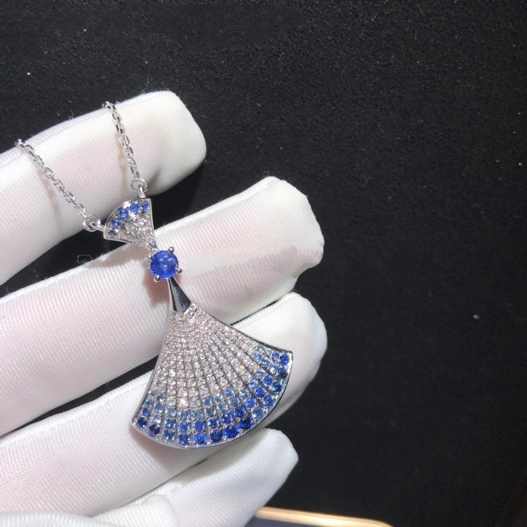 Bvlgari DREAM NECKLACE AGATE SILVER DIAMOND