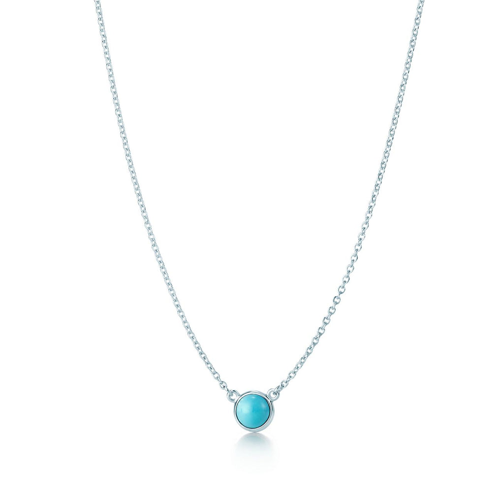 TIFFANY & CO. YARD TURQUOISE NECKLACE SILVER