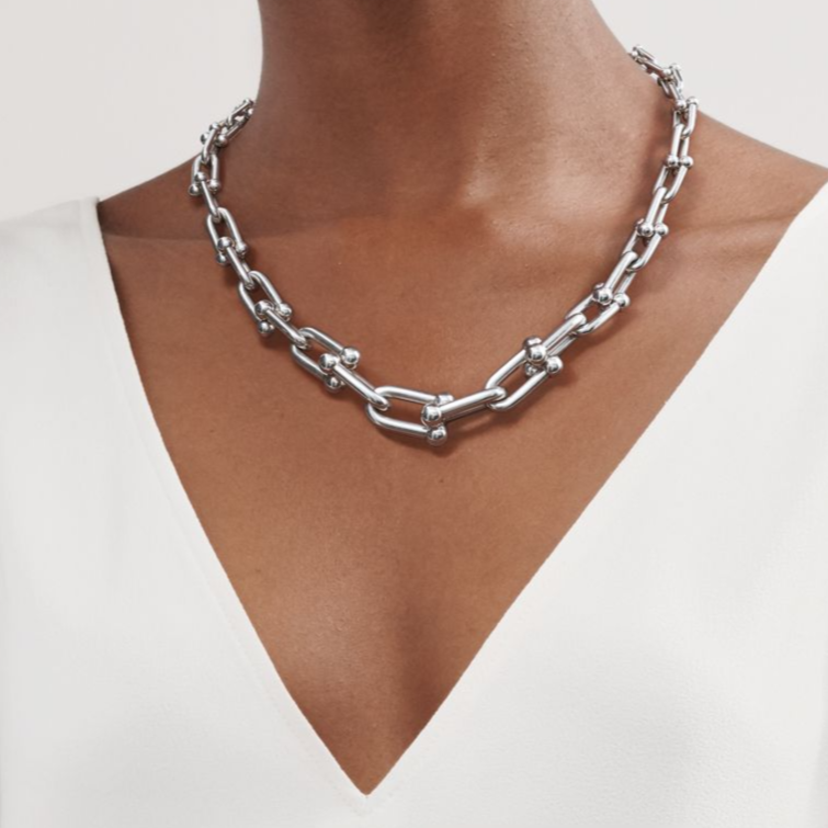 TIFFANY & CO. HARDWEAR SILVER CHOKER
