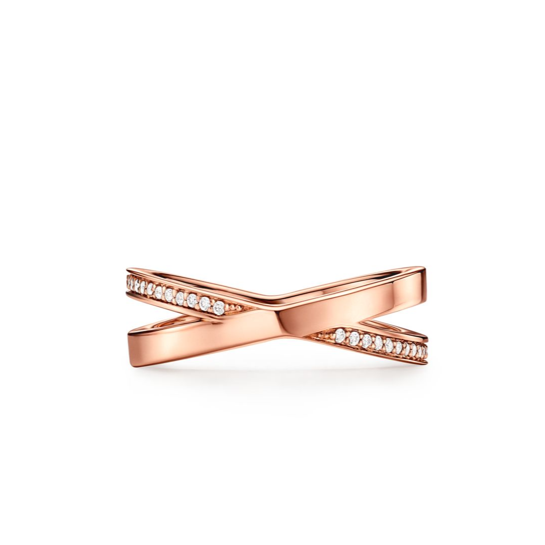 TIFFANY & CO. ATLAS X DIAMOND RING