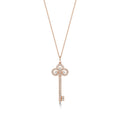 TIFFANY & CO. FLEUR KEY DIAMOND NECKLACE